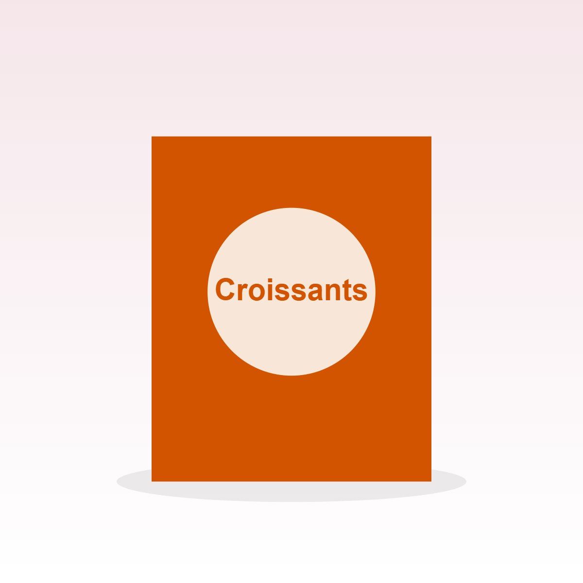 Croissants, pack of 4