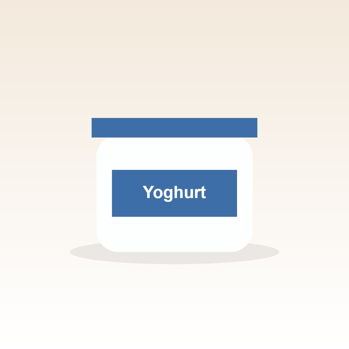 Natural yoghurt, 500 g