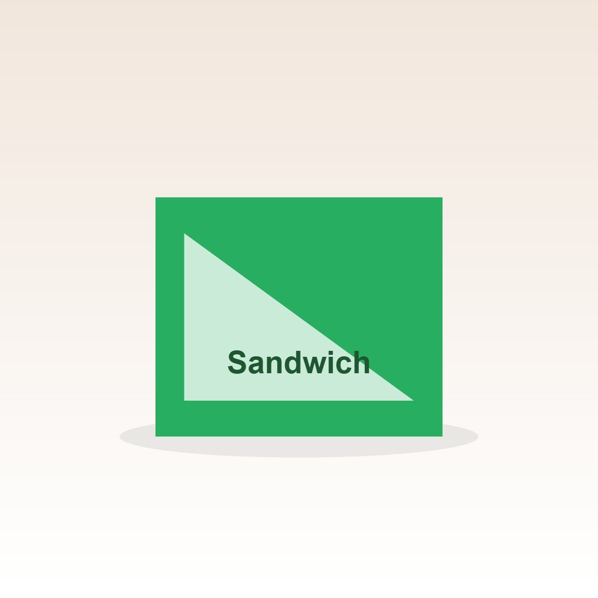 Sandwich, freshly made
